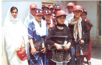 Some of the children helped by the Afghan Women's Educational Center.