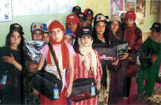 Some of the children helped by the Afghan Women's Educational Center.